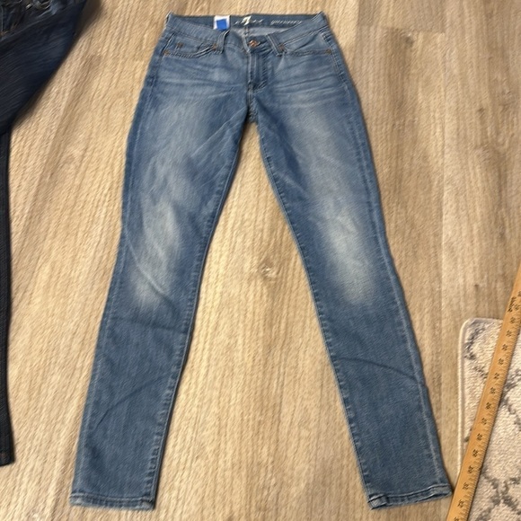 Seven for mankind light blue skinny jeans, size 25 - Picture 5 of 8